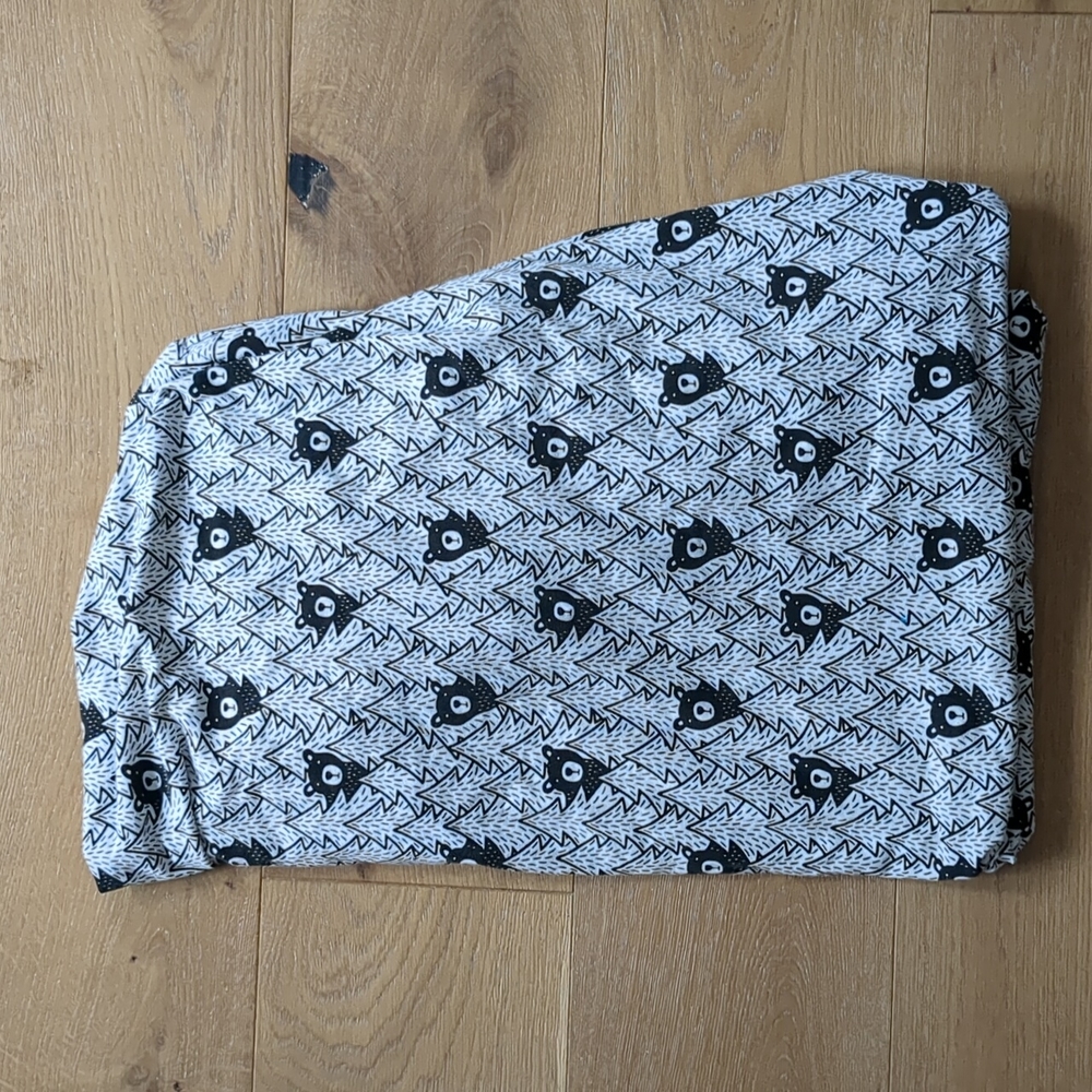 Organic cotton crib sheet